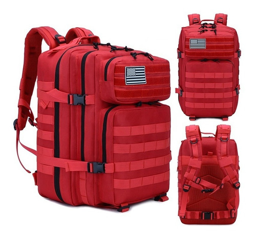 Bolso Morral Tactico Multi Funcional Crossfit Gym Viaje 50l - Imagen 5