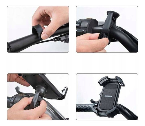 Porta Teléfono Rockbros Soporte De Celular Rotación 360° - Imagen 3