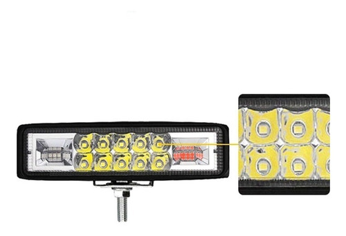 Barra Led Estroboscopica 6 Rojo/azul Flash 48w Impermeable - Imagen 8