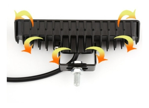 Faros Barra Led 5.5 18w 6000k Toyota Jeep Rustico Viper - Imagen 4