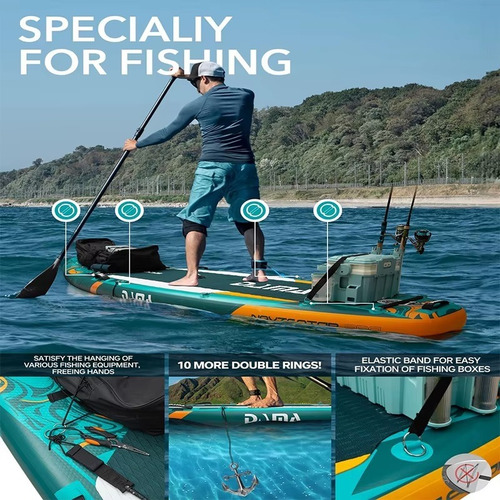 Tabla Stand Up Paddle Inflable Pesca Kayak Dama Navigator - Imagen 4