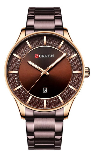 Reloj Caballero Curren 8347 Pulsera Acero Inoxidable Fecha