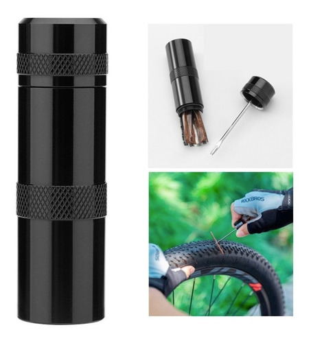 Kit Reparación Pinchazo Caucho Moto Bicicleta Carro Rockbros - Imagen 4