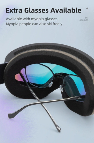 Lentes De Snowboard Rockbros Ajustable A Prueba De Viento - Imagen 4