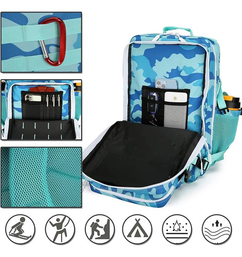 Bolso Morral Tactico Multi Funcional Crossfit Gym Viaje 50l - Imagen 49