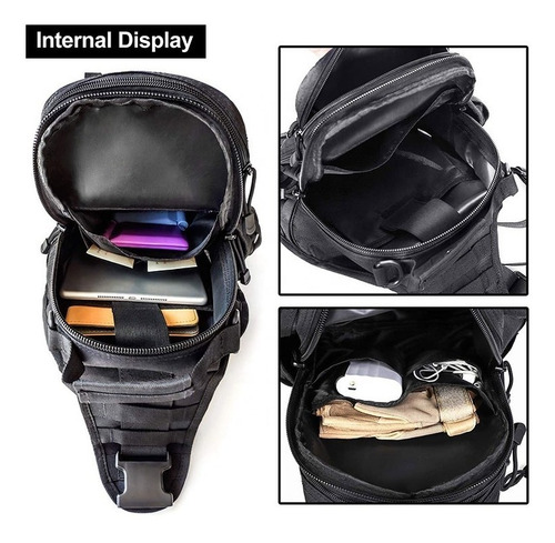 Bolso Morral Bandolero Mochila Motorizado Tactico Crossfit - Imagen 34