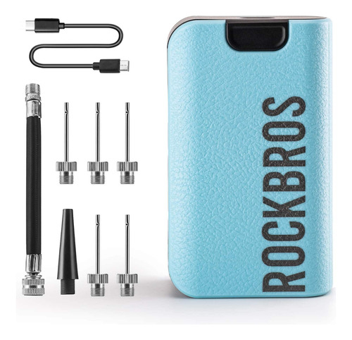 Inflador Bomba Eléctrica Portátil Rockbros Display Digital - Imagen 2