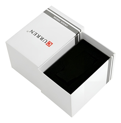 Reloj Casual Curren 8421 Con Cronógrafo Correa De Silicona - Imagen 4