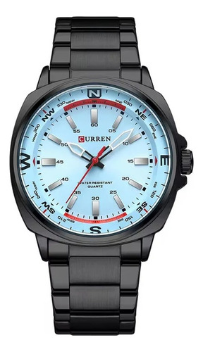 Reloj Caballero Curren 8455 Original Correa Acero Inoxidable