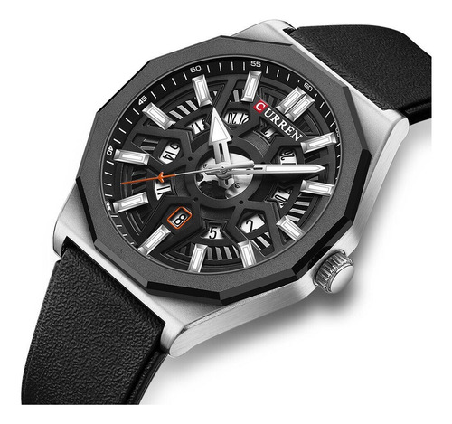 Reloj Curren 8437 Hombre Cronógrafo Fecha Correa De Silicona - Imagen 16