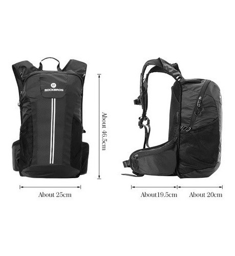 Bolso Deportivo Nailon Impermeable Ciclismo Plegabl Rockbros - Imagen 3