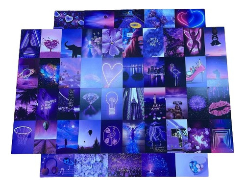 Collage Para Pared Arte Estética Decoración 4x6 50 Piezas