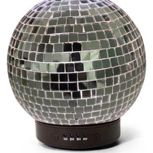 Humidificador Difusor Aromático 120ml Diseño Bola De Disco