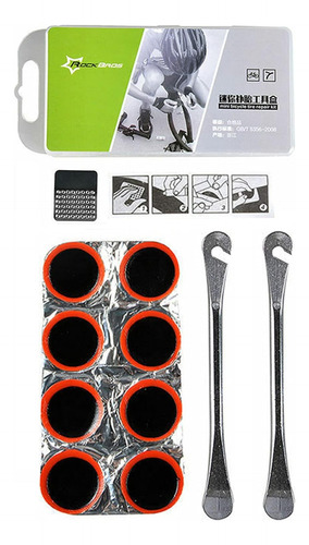 Kit De Parchos Bicicleta 8 Und 2 Paletas Metálicas Rockbros