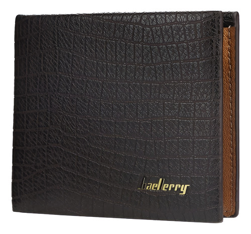 Billetera Baellery Cartera Diseño De Cocodrilo Para Hombre - Imagen 5