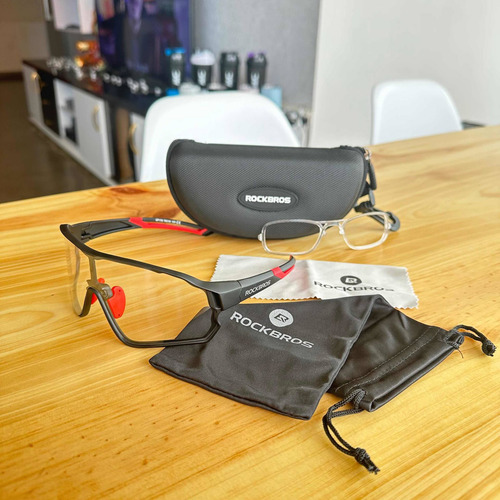 Lentes Deportivos Fotocromatico Ciclismo Motorizado Rockbros - Imagen 21