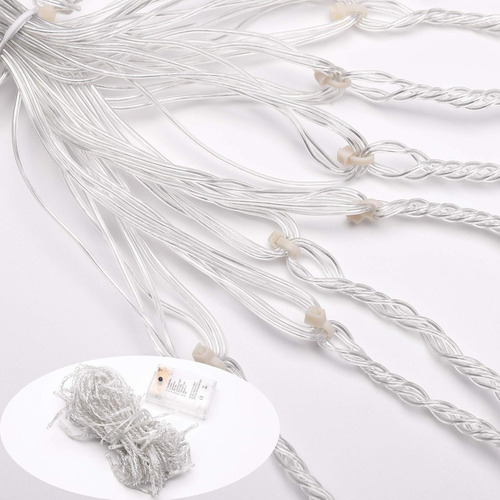 Luces De Navidad Lluvia Cascada Multicolor Impermeables - Imagen 6