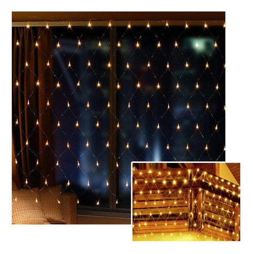 Luces De Navidad Led Red Malla Hada Exterior Super Brillante - Imagen 5