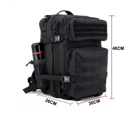 Bolso Morral Tactico Multi Funcional Crossfit Gym Viaje 50l - Imagen 17