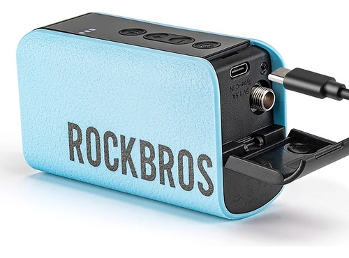 Inflador Bomba Eléctrica Portátil Rockbros Display Digital - Imagen 3