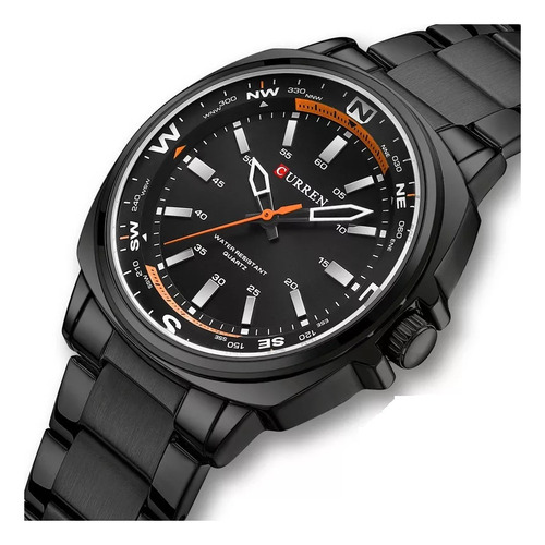 Reloj Caballero Curren 8455 Original Correa Acero Inoxidable - Imagen 7