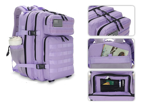 Bolso Morral Tactico Multi Funcional Crossfit Gym Viaje 50l - Imagen 54