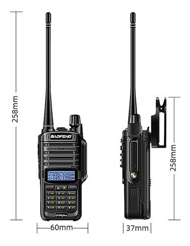 Radio Portatil Trasmisor Baofeng Uv9r Plus 15w 16 Km Uhf-vhf - Imagen 7