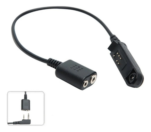 Cable Adaptador Impermeable Ideal Para Radios Baofeng