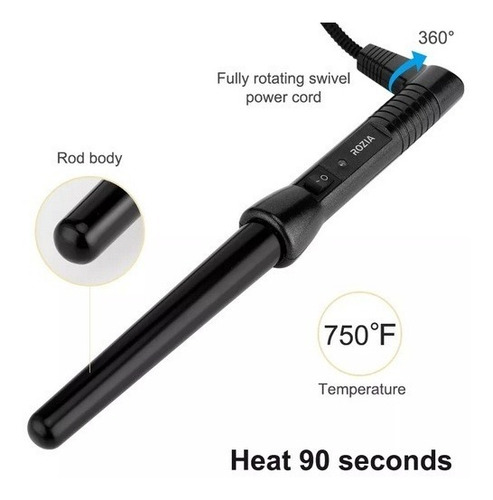 Rizador Profesional De Cabello Espiral Automático Cerámica - Imagen 5