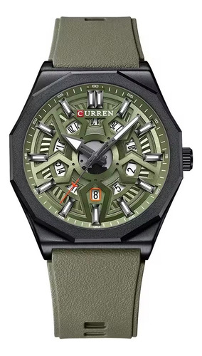 Reloj Curren 8437 Hombre Cronógrafo Fecha Correa De Silicona - Imagen 20