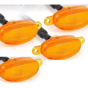 Led Ambar Para Parrilla Universal 4 Piezas De 12v