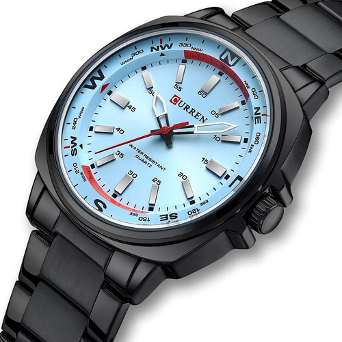 Reloj Caballero Curren 8455 Original Correa Acero Inoxidable - Imagen 2