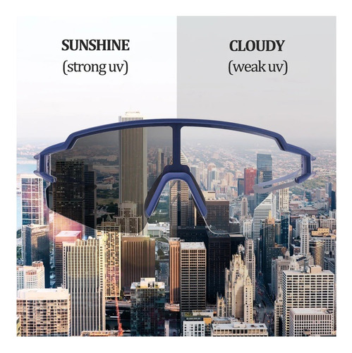 Lentes Fotocromáticos Rockbros 1017 Gafas Ciclismo Deportes - Imagen 11