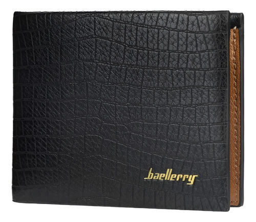 Billetera Baellery Cartera Diseño De Cocodrilo Para Hombre