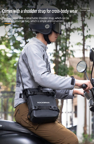 Bolso Rockbros Para Motos Impermeable Gran Capacidad 5l - Imagen 5