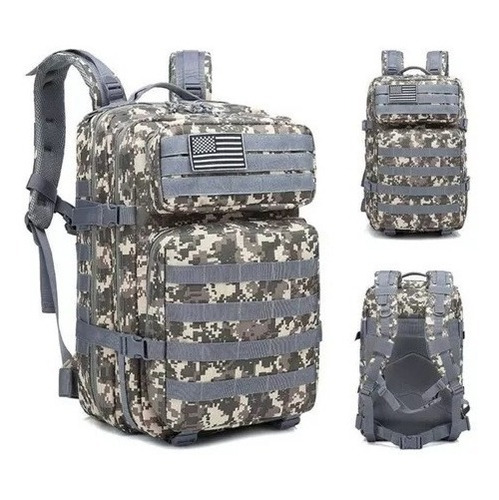 Bolso Morral Tactico Multi Funcional Crossfit Gym Viaje 50l - Imagen 36