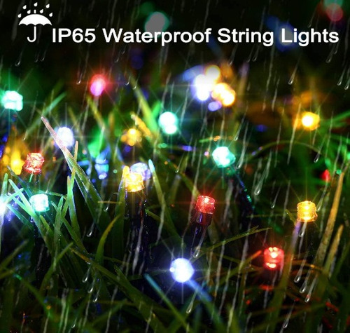Luces De Navidad De Exteriores 10m 200 Bombillos Multicolor - Imagen 7