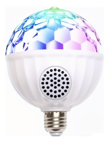 Bombillo Disco Rgb Bj Light Conexión Bluetooth Con Corneta