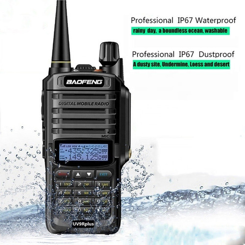Radio Baofeng Uv9rplus 15w Ip67 Contra Agua 16 Km Uhf-vhf - Imagen 2