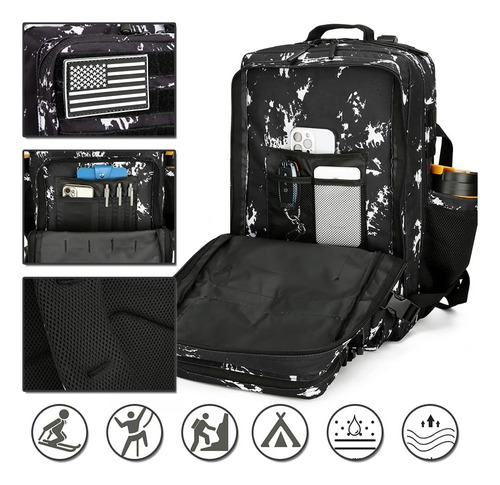 Bolso Morral Tactico Multi Funcional Crossfit Gym Viaje 50l - Imagen 58