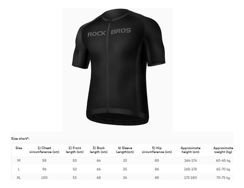 Mailot Camiseta Ciclismo Rockbros Transpirable Secado Rápido - Imagen 6