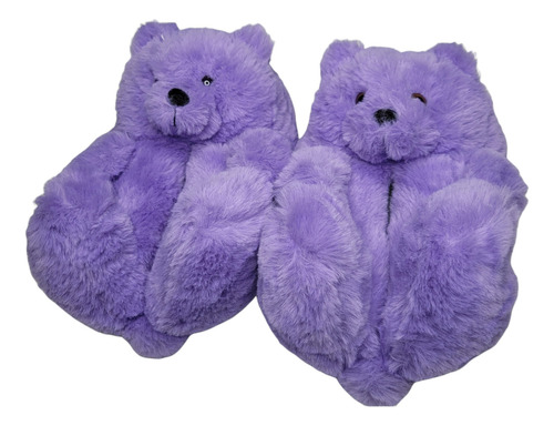 Pantuflas De Peluche Último Diseño De Moda Cálida Adulto - Imagen 4