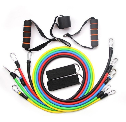 Kit Bandas Ligas Elásticas Ejercicio Resistentes 12 Piezas
