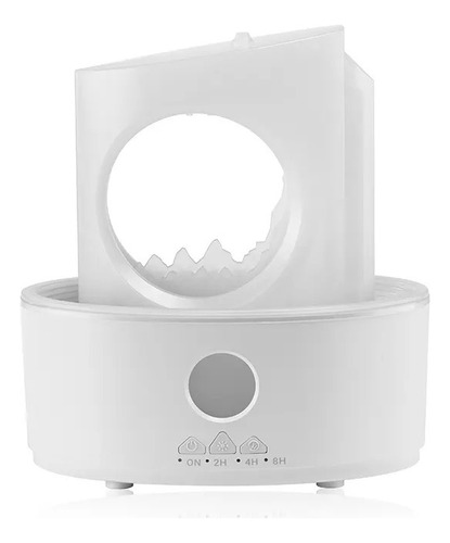 Humidificador Lámpara Nocturna De Volcán Gotas De Lluvia