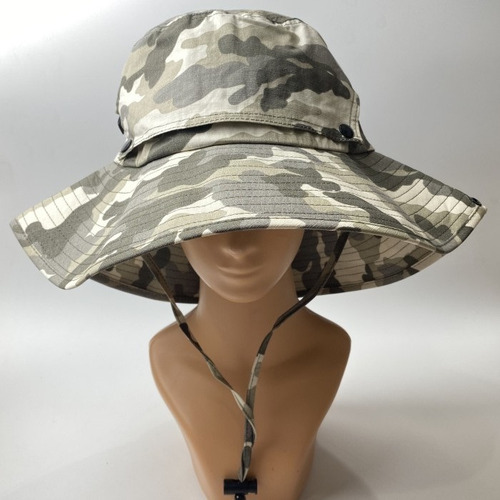 Gorro Sombrero Camuflajeado De Pescador Playero Rockbros - Imagen 3