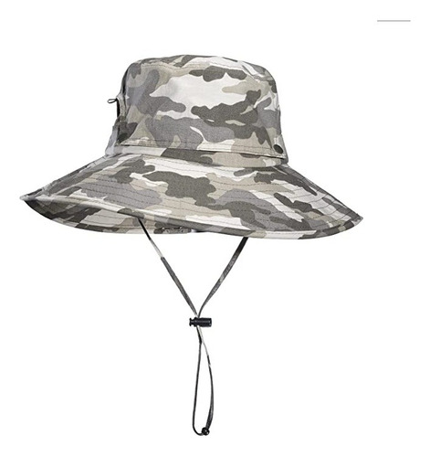 Gorro Sombrero Camuflajeado De Pescador Playero Rockbros
