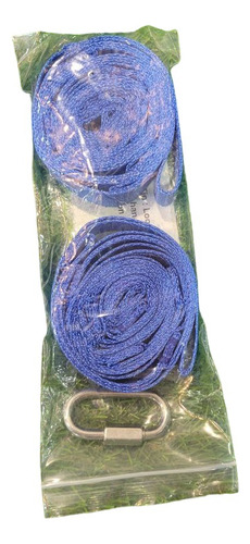 Hamaca De Nylon Para Camping Con Mosquitero Colchón Inflable - Imagen 2