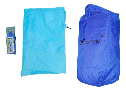 Hamaca De Nylon Para Camping Con Mosquitero Colchón Inflable - Imagen 6