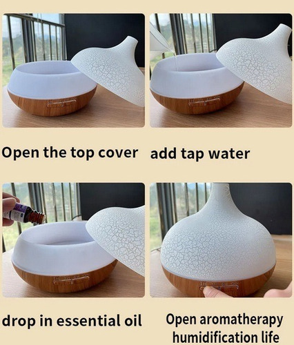 Humidificador Ultrasónico Purificador De Aire Aromático - Imagen 2