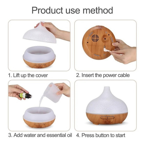 Humidificador Ultrasónico Purificador De Aire Aromático - Imagen 9